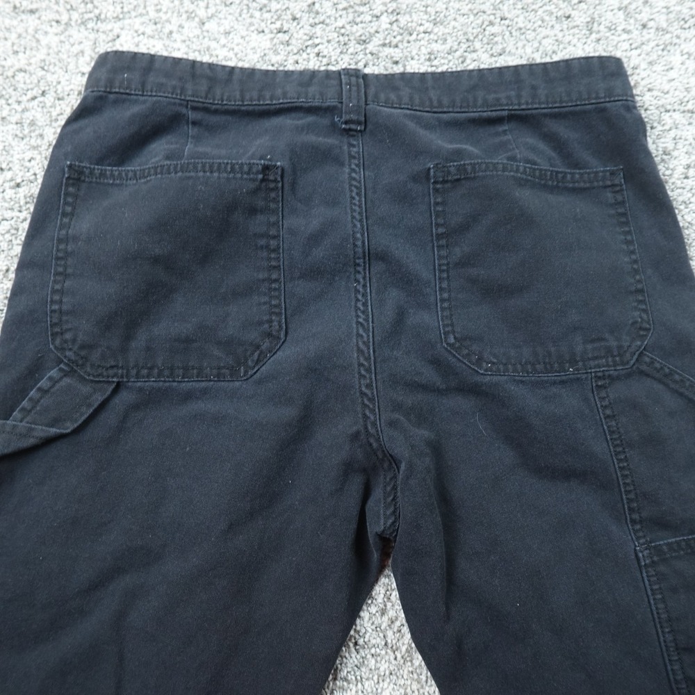 Gap Pants Mens 31X30 Black Double Knee Carpenter Cargo Straight Utility Work